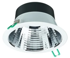 PHILIPS CoreLine Prožektorius DN142B 1200lm/830 Ø150 9,8W Baltas su aliuminio reflektoriumi