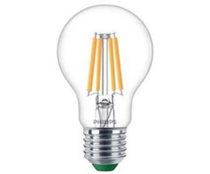 Philips kaitrinė lemputė, skaidri, 40 W, A60, E27, 2,3 W, 40 W, E27, 485 lm, 50 000 h, šiltai balta