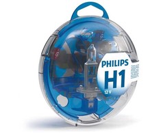 Philips Essential Box 55717EBKM Atsarginis rinkinys, 12 V, H1, halogeninės lemputės