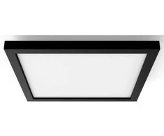 Sieninis šviestuvas Philips Hue Aurelle square panel light, Juodas | 2200-6500 Hue Baltas Ambiance