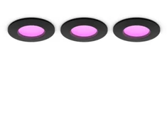 Philips Hue WACA Slim downlight S (90mm) Juodas Multipack