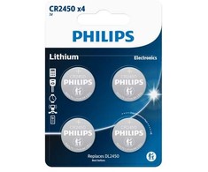 Philips PHILIPS baterija guzikowa lithium CR2450 4-pak - 2292445