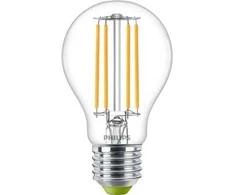 Signify „Philips MASTER Ultra Efficient LED Standard“ 2,3 W (40 W) E27 830 A60 Skaidrus stiklas
