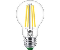 Philips LED standartinė E27 840 4W skaidri