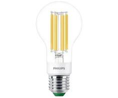 Philips LED standartinė E27 827 840lm 4W skaidri