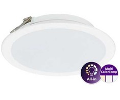 Philips 46443800, Įleidžiamas šviestuvas, 1 lemputė(-ės), LED, 12 W, 6500 K, Balta