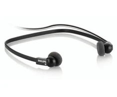 Philips LFH0234, laidiniai, muzikos, 100 g, ausinės, juodos