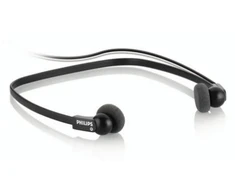 Philips LFH0234, su laidu, Music, 100 g, Ausinės, Juodas