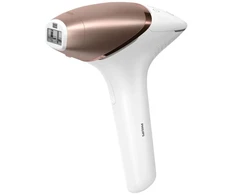 Philips Lumea IPL 9000 serijos BRI955/00 IPL plaukų šalinimo prietaisas: ilgesniam lygumui be plaukų, intensyvi impulsinė šviesa (IPL), auksinė, balta, 8,5 min., 2,5 min., 2 min., 1,5 min.
