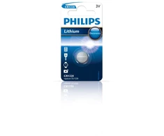 Philips Minicells baterija CR1220/00B, įkraunama baterija, 3 V, sidabrinė, 0,7 g, 40 x 60 x 1 mm, 41 x 61 x 62 mm