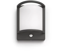 Philips Samondra lauko sieninė lempa su jutikliu, 12 W, antracito spalvos