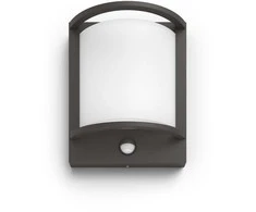 Philips myGarden Samondra sieninis šviestuvas 12 W, lauko sieninis šviestuvas, antracito spalvos, balta, aliuminio, II, šiuolaikinis, šiuolaikinis