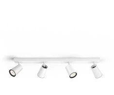 Philips myLiving taškinis šviestuvas, paviršinio apšvietimo taškinis šviestuvas, GU10, 4 lemputės, LED, 220–240 V, balta