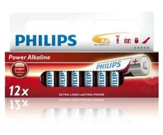 Philips „Power Life“ AA baterijos – 12 vnt. pakuotė