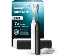Philips HX7109 Sonicare 5300 Series Elektrinis dantų šepetėlis Set - Baltas and Juodas