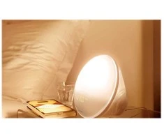 Sieninis šviestuvas Philips „SmartSleep HF3531/01“ žadinimo lemputė: saulėtekio žadintuvas su 7 garsais, žadinimo lemputė, 300 lx, LED, 40 min., 9 min., 150 m