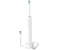 Philips Sonicare 3100 series 3100 HX4032/21 Įkraunamas dantų šepetėlis, Adult, Sonic dantų šepetėlis, Daily care, 31000 movements per minute, Baltas, 2 min, 4 x 30 sec