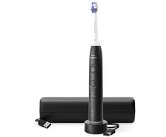 Philips Sonicare 6500 series Series 6500 HX7411/02 Įkraunamas Sonic Elektrinis dantų šepetėlis, Adult, Sonic dantų šepetėlis, Jautrus, Whitening, 62000 movements per minute, Juodas, 2 min, 4 x 30 sec