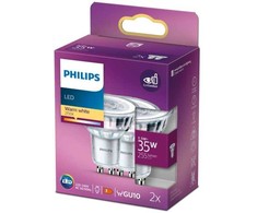 Philips Żarówka LED GU10 3.5W, 255lm, 2700K 2 vnt.