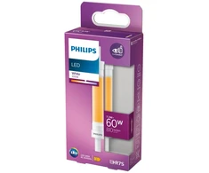 „Bec LED Philips“, „EyeComfort“, R7S, 7,2 W (60 W), 810 lm, „Luminacalda“ (3000 K), 118 mm
