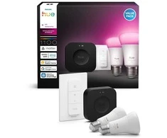 „Philips Hue Bridge Pro“ + 2 x E27 + šviesos reguliatorius