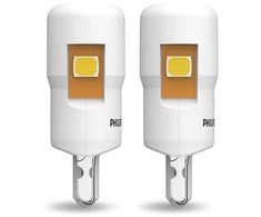 Philips Lempučių komplektas Ultinon Pro6000SI 0.9W 12V W2,1x9,5d W5W LED T10 K4000