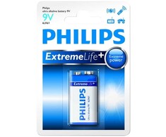Philips itin šarminė baterija 6LR61E1B/10, Vienkartinė baterija, Šarminė, 9 V, 26,5 mm, 17,5 mm, 48,5 mm