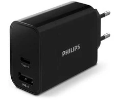 Philips USB laikiklis greitam įkrovimui 30 W USB-A+C