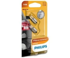 Philips „Vision 12929B2“ įprastas salono ir signalizavimo žibintas, 4 W, 12 V, T4W, 2 vnt.