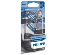 Philips automobilinė halogeninė lemputė W5W 12 V 5 W, 2 vnt., 35484330