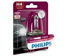 Philips Lemputė 60/55W 12V P43t H4 X-TREMEVISION Pro150+150% BLISTERIS