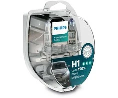 Philips Lempučių komplektas 2vnt. 55W 12V P14,5s H1 X-TREMEVISION Pro150+150%