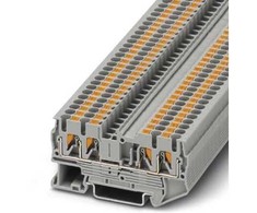 Phoenix Contact PT 2.5-QUATTRO DIN bėgelio rinklė 2,5mm² Push-in, pilka