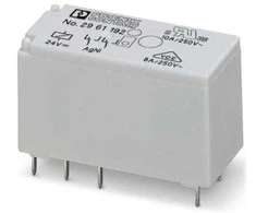 Phoenix Contact REL-MR-24DC/21-21, baltas, 12,7 x 15,7 x 29 mm, 15,94 g, -40–85 °C