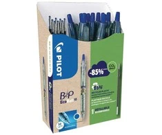 Pilot Pen Pilot B2P Ecoball, Clip, Užsegamas ištraukiamas tušinukas, Daugkartinis, Mėlynas, 1 vnt., Vidutinio dydžio