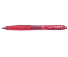 Pilot Pen Gelpen pilot begreen g-knock, 0,7 mm, raudona