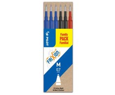 Pilot Pen Pilot Pilot FriXion Ball, Juodas, Mėlyna, Raudona, 0.7 mm, 0.35 mm