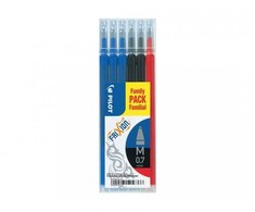 Pilot Pen Pilot Pilot FriXion Ball, Juodas, Mėlyna, Raudona, 0.7 mm, 0.35 mm