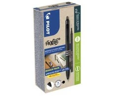 Pilot Pen Pultas FRIXION rutulinis rašiklis + rutulinis rašiklis, juodas, 0,7 mm, rašymo spalva: juoda