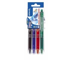 Pilot Pen Pilot Pilot - Frixion Point Clicker rašikliai, 2 vnt., 0,5 mm, baziniai (4 spalvos) / Rašymo reikmenys
