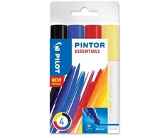 Pilot Pen Žymeklis Pilot Pinton Essentials Medium - 4 vnt. įvairių spalvų