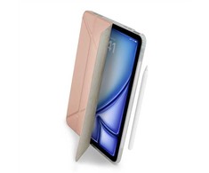 „Pipetto Origami No1“ dėklas, skirtas „iPad Air 13“ (2024 m.) – metalinės rožinės spalvos