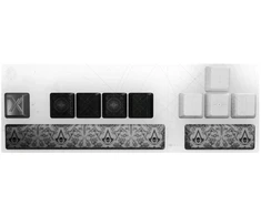 Pixminds LEXIP Juodas FLAG RESYNCED TATOO KEYCAPS-SET FOR MECHANICAL KEYBOARD