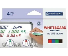 PK4CENTROPEN baltos lentos žymeklis B/TIP AST
