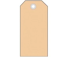 HERMA siuntimo etiketės 60x113 mm su plastikinėmis kilpelėmis, 1000 vnt., smėlio spalvos, 6 cm, 11,3 cm, 100 vnt., Kinija, plastikinės kilpelės