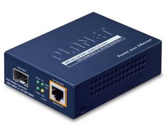 Konwerter światłowodowy Planet IEEE802.3af/at PoE 10/100/1000