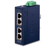 Planet PLANET Industrial 2-port 10/100/1000T Gigabit Ethernet (10/100/1000) Obsługa PoE Mėlyna