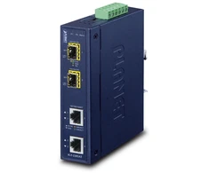 Šakotuvas Konversijos įrenginys šviesolaidžiui Planet PLANET IP30 2x GE į 2-Port SFP Media Converter IGT-2205AT