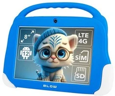 Planšete KidsTAB8 4G BLOW planšetinis kompiuteris 4/64GB melynas deklas