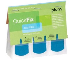 Pleistrai su metaline juostele PLUM QuickFix, 45 vnt.